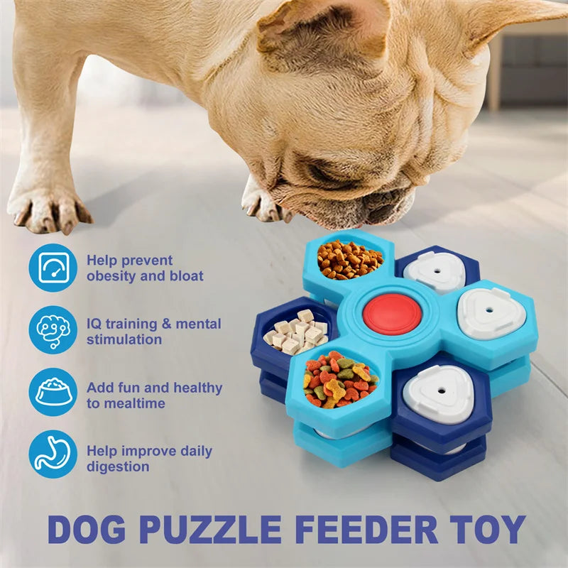 Puzzle Interactivo para Perros – Juego de Inteligencia y Premios