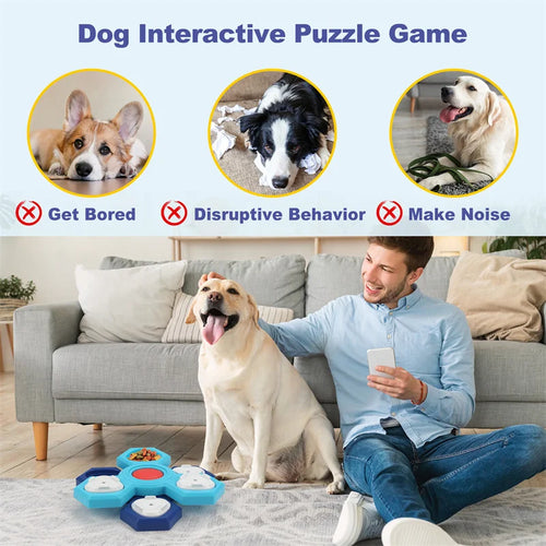 Puzzle Interactivo para Perros – Juego de Inteligencia y Premios