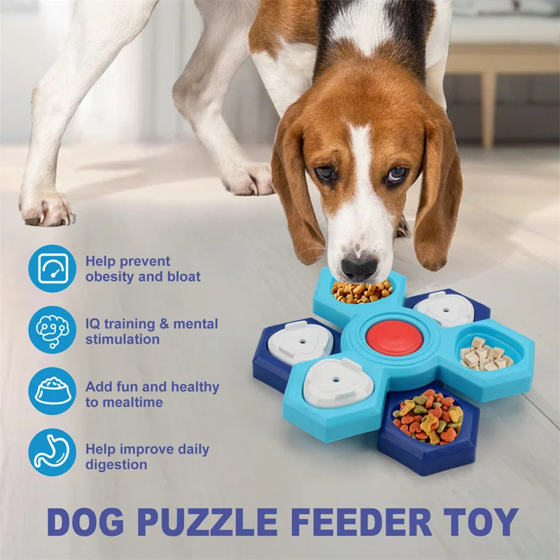 Puzzle Interactivo para Perros – Juego de Inteligencia y Premios