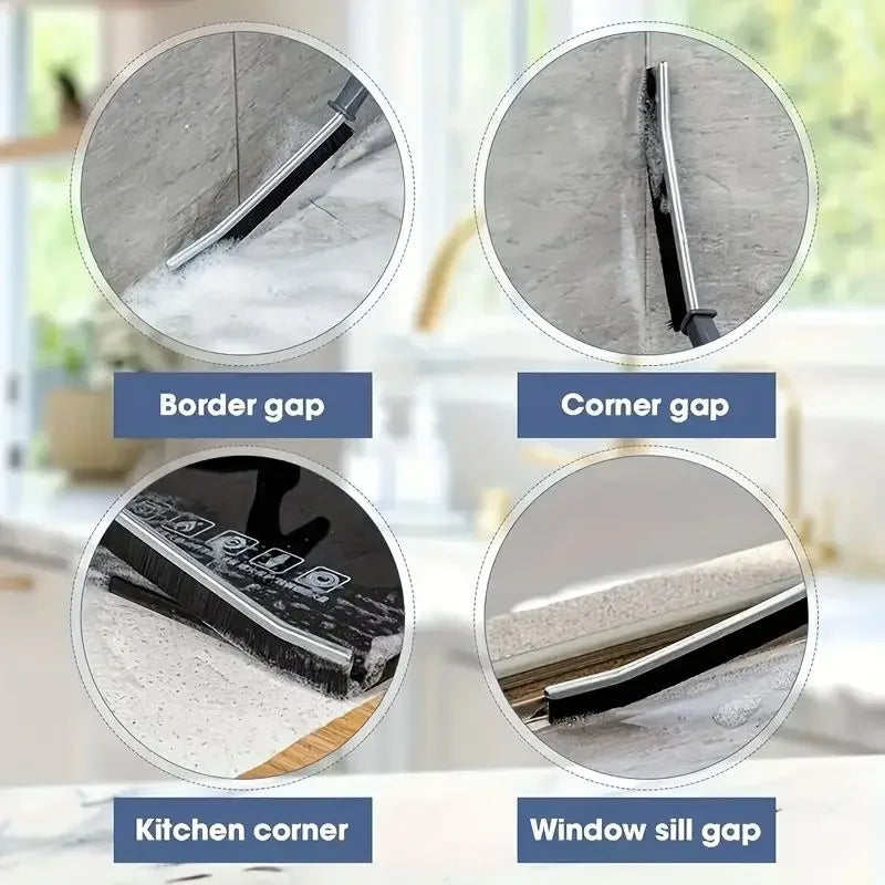 Pack 3 Cepillos de Limpieza para Juntas y Rincones