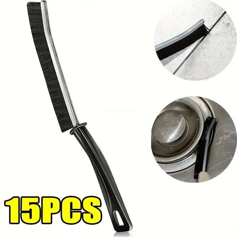 Pack 3 Cepillos de Limpieza para Juntas y Rincones