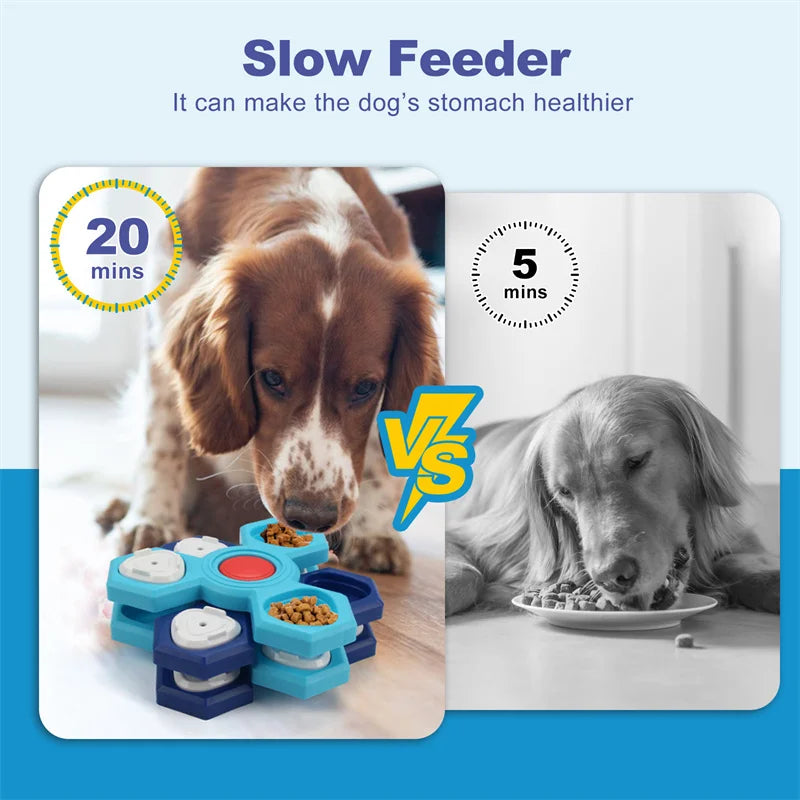 Puzzle Interactivo para Perros – Juego de Inteligencia y Premios
