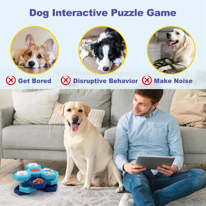 Puzzle Interactivo para Perros – Juego de Inteligencia y Premios